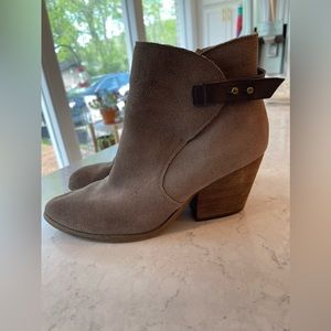 BP Grey Heeled Booties